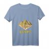 Damen T-Shirt mit ägyptischen Pyramiden, Pharao Tutankhamun und Mythologie - V-Ausschnitt, stylisch & kulturell inspiriert