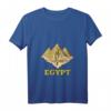 Damen T-Shirt mit ägyptischen Pyramiden, Pharao Tutankhamun und Mythologie - V-Ausschnitt, stylisch & kulturell inspiriert