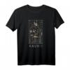 T-Shirt mit Anubis Gottheit Ägypten Pharao Schrift Text - Geschenk für Ägypten Fans, Gothic & Heavy Metal Liebhaber