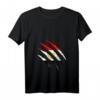 Damen Ägypten Flagge T-Shirt mit V-Ausschnitt – Stolzes Fanoutfit für Sport und Festivals, perfektes Geschenk für Ägypten-Fans