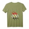 Damen Ägypten Flagge T-Shirt mit V-Ausschnitt – Stolzes Fanoutfit für Sport und Festivals, perfektes Geschenk für Ägypten-Fans