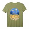 Ägyptische Pyramiden Entführung UFO Alien T-Shirt – Mystisches Science-Fiction Design für Alien- und Space-Fans