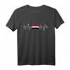 Ägyptischer Herzschlag mit Flagge T-Shirt – Stolz auf Ägypten, Unabhängigkeitstag & Geschenk für Männer, Frauen, Kinder