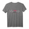 Ägyptischer Herzschlag mit Flagge T-Shirt – Stolz auf Ägypten, Unabhängigkeitstag & Geschenk für Männer, Frauen, Kinder