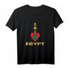 Ankh & Ägypten Karte T-Shirt – Life Schlüssel Symbol Geschenk für Ägypten-Liebhaber, Männer, Frauen, Kinder & Jugendliche
