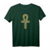 Ankh Ägyptisches Kreuz Nilschlüssel im coolen Stein-Look - Spirituelles Symbol T-Shirt für Ägypten-Liebhaber & Esoterik-Fans