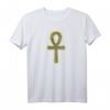 Ankh Ägyptisches Kreuz Nilschlüssel im coolen Stein-Look - Spirituelles Symbol T-Shirt für Ägypten-Liebhaber & Esoterik-Fans