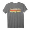 Mein Magdeburg Skyline Deutschland Heimat Stadt T-Shirt – Perfektes Geschenk für Magdeburger und Heimatliebhaber