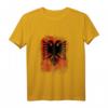 Albanisch HapKoala Langarmshirt mit Adler und Kosovo-Design - Klassisch geschnitten, doppelt genähter Saum