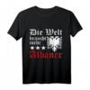 Albanien Adler Spruch T-Shirt – Balkan Logo Design im Stolz Stil, Geschenk für Albanien Liebhaber und Fans