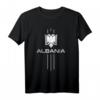 Albanien Flagge T-Shirt – Stolz auf Albanische Wurzeln & Balkan-Identität, Geschenkidee für Albaner, Bauarbeiter & Balkan-Fans