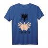 Albanische Flagge Shqiponja T-Shirt mit Adler und Spruch 'KUQ E ZI' – Stolzes Geschenk für Albaner und Kosovo-Albaner