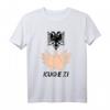Albanische Flagge Shqiponja T-Shirt mit Adler und Spruch 'KUQ E ZI' – Stolzes Geschenk für Albaner und Kosovo-Albaner