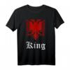Albanien Mann Adler Logo T-Shirt - Stolz auf Albanische Herkunft, ideales Fan- und Kulturgadget