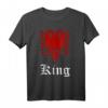 Albanien Mann Adler Logo T-Shirt - Stolz auf Albanische Herkunft, ideales Fan- und Kulturgadget