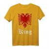 Albanien Mann Adler Logo T-Shirt - Stolz auf Albanische Herkunft, ideales Fan- und Kulturgadget
