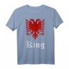 Albanien Mann Adler Logo T-Shirt - Stolz auf Albanische Herkunft, ideales Fan- und Kulturgadget