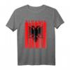 Albanien Flagge Shirt Vintage Albanien T-Shirt - Lustiges Geschenk für Männer, Frauen & Kinder im Retro Stil
