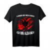 Albaner Flagge Albanien T-Shirt mit Adler Wappen - Lustiges patriotisches Design für Albaner und Kosovo-Albaner