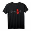 Albanien Herzschlag Flagge Liebe T-Shirt – Perfektes Geschenk für Albaner, Heimatverbundene & Reisebegeisterte