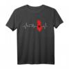 Albanien Herzschlag Flagge Liebe T-Shirt – Perfektes Geschenk für Albaner, Heimatverbundene & Reisebegeisterte