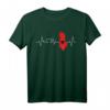 Albanien Herzschlag Flagge Liebe T-Shirt – Perfektes Geschenk für Albaner, Heimatverbundene & Reisebegeisterte