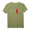 Albanien Herzschlag Flagge Liebe T-Shirt – Perfektes Geschenk für Albaner, Heimatverbundene & Reisebegeisterte