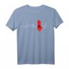 Albanien Herzschlag Flagge Liebe T-Shirt – Perfektes Geschenk für Albaner, Heimatverbundene & Reisebegeisterte