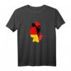 Albanien Deutschland Herkunft T-Shirt mit Adler und Flaggen – Stolzes Geschenk für Albaner und Deutsche zum Geburtstag, Zuckerfest & mehr