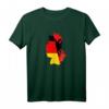 Albanien Deutschland Herkunft T-Shirt mit Adler und Flaggen – Stolzes Geschenk für Albaner und Deutsche zum Geburtstag, Zuckerfest & mehr