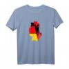 Albanien Deutschland Herkunft T-Shirt mit Adler und Flaggen – Stolzes Geschenk für Albaner und Deutsche zum Geburtstag, Zuckerfest & mehr