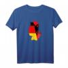 Albanien Deutschland Herkunft T-Shirt mit Adler und Flaggen – Stolzes Geschenk für Albaner und Deutsche zum Geburtstag, Zuckerfest & mehr