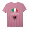 Italien an den Wurzeln Albaniens - Albanien angebaut T-Shirt für Familienfeste, patriotische Anlässe und Souvenirs