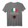 Italien an den Wurzeln Albaniens - Albanien angebaut T-Shirt für Familienfeste, patriotische Anlässe und Souvenirs