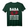 Baba die Legende Albanisches T-Shirt mit Flagge und Adler – Stolz auf Albanien, perfekt für albanische Väter und Familien
