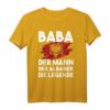 Baba die Legende Albanisches T-Shirt mit Flagge und Adler – Stolz auf Albanien, perfekt für albanische Väter und Familien