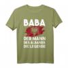Baba die Legende Albanisches T-Shirt mit Flagge und Adler – Stolz auf Albanien, perfekt für albanische Väter und Familien