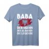 Baba die Legende Albanisches T-Shirt mit Flagge und Adler – Stolz auf Albanien, perfekt für albanische Väter und Familien