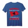 Kosovo Albanien T-Shirt mit Tirana Flagge & Doppeladler – Perfektes Geschenk für Albanien- und Kosovo-Fans, Reisende & Freunde des Skenderbeu