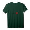 Damen Albanische Heartbeat Proud I Love Albanien Flagge Geschenk T-Shirt mit V-Ausschnitt – Patriotisches Souvenir für Albanien-Fans und Einwanderer