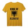 King Of Albania - Albanien Flagge Adler Kosovo Balkan T-Shirt für Stolze Albaner und Balkan-Fans, perfekt als Geschenk zu Geburtstag oder Weihnachten