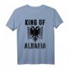 King Of Albania - Albanien Flagge Adler Kosovo Balkan T-Shirt für Stolze Albaner und Balkan-Fans, perfekt als Geschenk zu Geburtstag oder Weihnachten