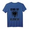 King Of Albania - Albanien Flagge Adler Kosovo Balkan T-Shirt für Stolze Albaner und Balkan-Fans, perfekt als Geschenk zu Geburtstag oder Weihnachten