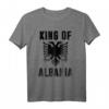 King Of Albania - Albanien Flagge Adler Kosovo Balkan T-Shirt für Stolze Albaner und Balkan-Fans, perfekt als Geschenk zu Geburtstag oder Weihnachten