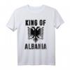 King Of Albania - Albanien Flagge Adler Kosovo Balkan T-Shirt für Stolze Albaner und Balkan-Fans, perfekt als Geschenk zu Geburtstag oder Weihnachten