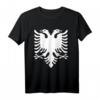 Albanische Eagle T-Shirt mit Albanien Emblem - Klassisch geschnitten, doppelt genähter Saum, ideal für Fans und Kulturbegeisterte