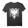 Albanische Eagle T-Shirt mit Albanien Emblem - Klassisch geschnitten, doppelt genähter Saum, ideal für Fans und Kulturbegeisterte