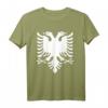 Albanische Eagle T-Shirt mit Albanien Emblem - Klassisch geschnitten, doppelt genähter Saum, ideal für Fans und Kulturbegeisterte