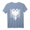 Albanische Eagle T-Shirt mit Albanien Emblem - Klassisch geschnitten, doppelt genähter Saum, ideal für Fans und Kulturbegeisterte