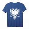 Albanische Eagle T-Shirt mit Albanien Emblem - Klassisch geschnitten, doppelt genähter Saum, ideal für Fans und Kulturbegeisterte